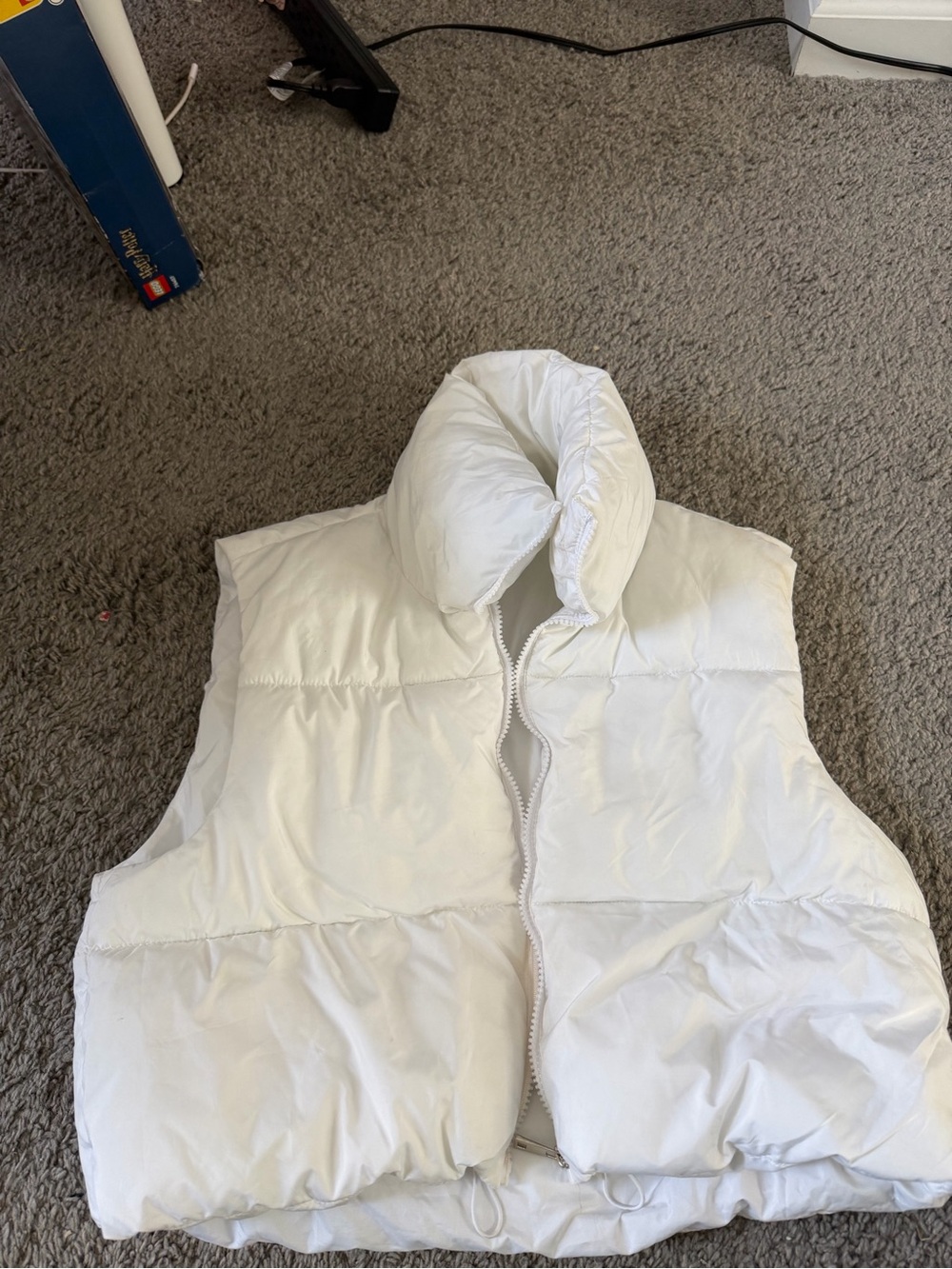 Women’s White Puffer Vest - Lightweight Warmth